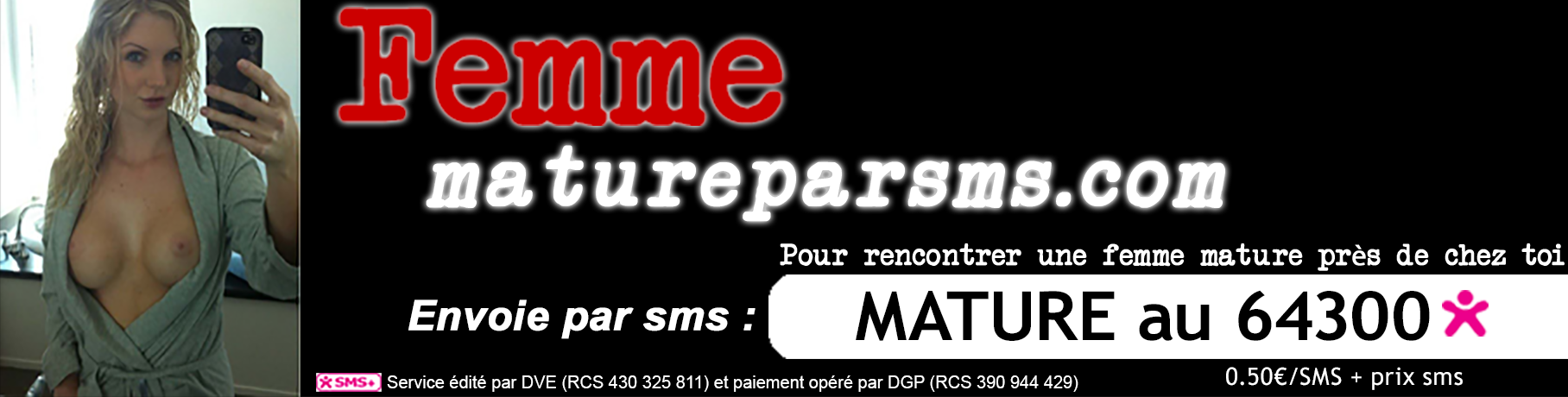 femme mature par sms